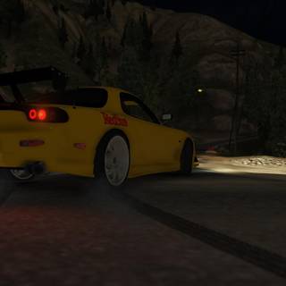 Initial D Rx7 wallpaper