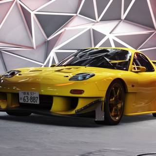 Initial D Rx7 wallpaper