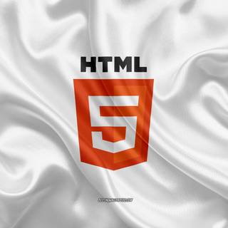 HTML logo wallpaper