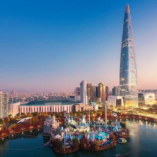 South Korean autumn wallpaper