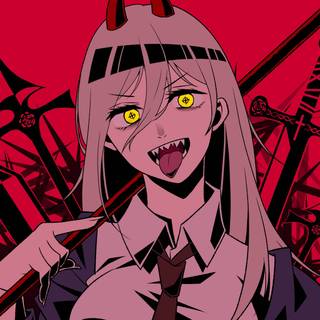 Chainsaw Man Power PC wallpaper