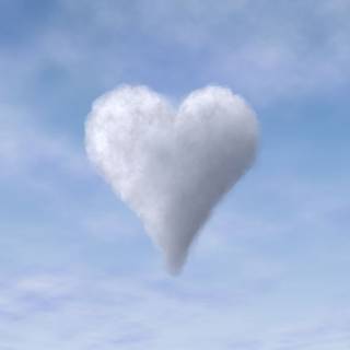Heart cloud wallpaper