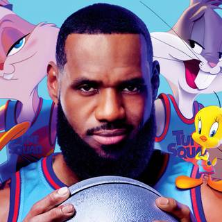 NBA Tune Squad 4k desktop wallpaper