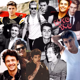 Zac Efron collage wallpaper