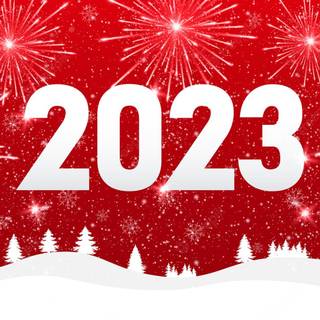 2023 Happy New Year fireworks wallpaper