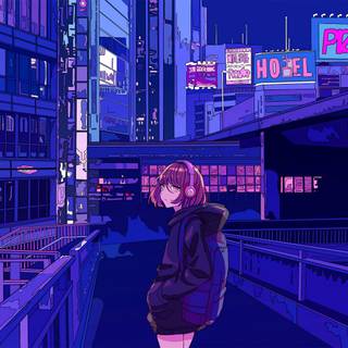 3840x2160 anime city 4k wallpaper