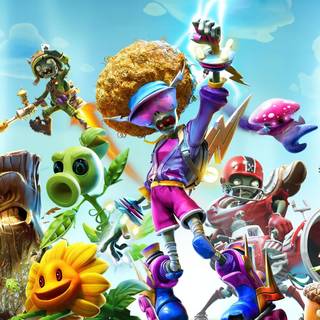 Plants vs Zombies winter wallpaper