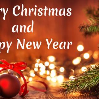 Merry Christmas & Happy New Year wallpaper