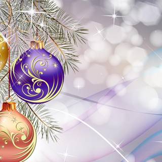 All colors Christmas wallpaper