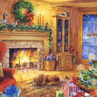 Christmas 80s wallpaper