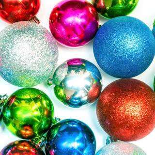 Purple white Christmas wallpaper