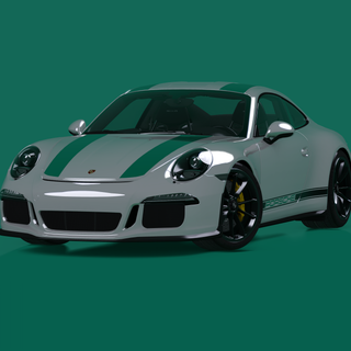 Green Porsche wallpaper