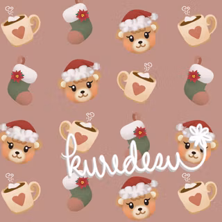 Christmas animal cute wallpaper