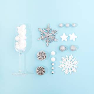 Christmas glass wallpaper