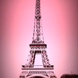 Pink Eiffel Tower wallpaper