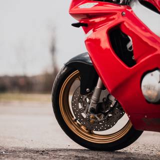 Red motorcycle wallpaper