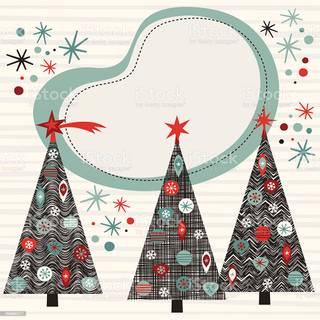 Retro 60’s Christmas wallpaper