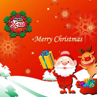 Merry Christmas desktop cute wallpaper