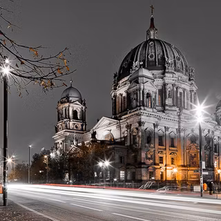 Cathedral winter wallpaper