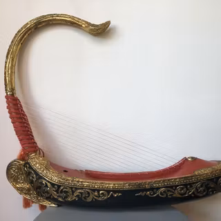 Myanmar harp wallpaper