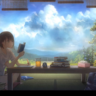 Anime homework wallpaper