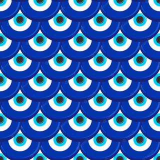Evil eye blue wallpaper