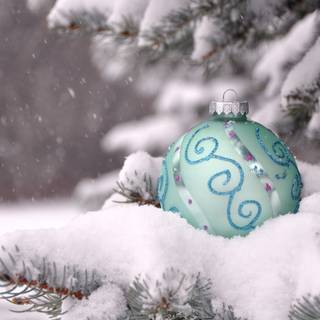 Christmas snow desktop wallpaper