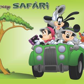 Safari cartoon type wallpaper