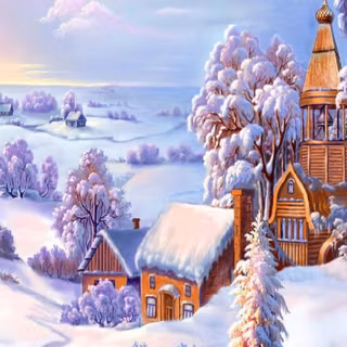 Christmas winter Macbook wallpaper