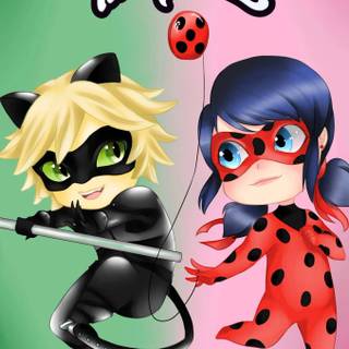 Chibi Miraculous Ladybug wallpaper