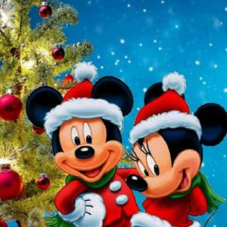 iPhone Christmas cartoon wallpaper