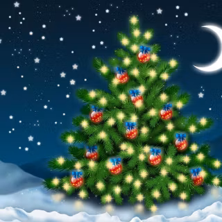 Christmas colorful wallpaper