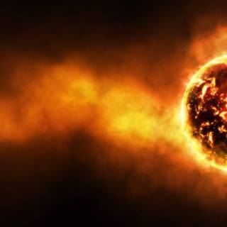 Earth fire wallpaper