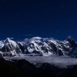 Dark winter mobile wallpaper