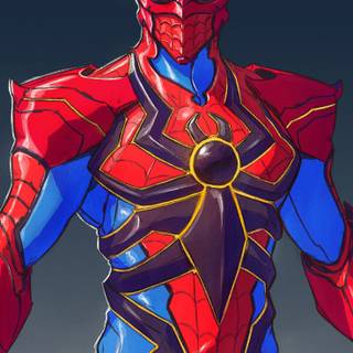 Arachnid Rider Spider-Man wallpaper