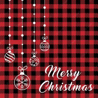 Christmas plaid wallpaper