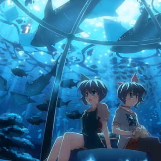 Anime underwater wallpaper