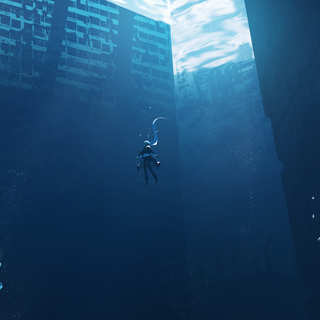 Anime underwater wallpaper