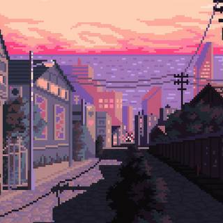 Pixel art 4k wallpaper