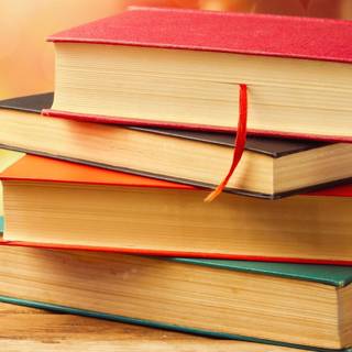 Stack of books wallpaper