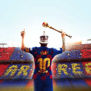 Messi 4k goat wallpaper