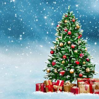 Christmas holiday party wallpaper