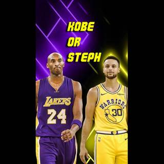 Kobe and Curry wallpaper