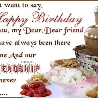 Happy Birthday best friend wallpaper