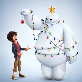 Christmas Baymax wallpaper
