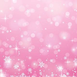 Pink Christmas snowflake wallpaper