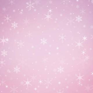 Pink Christmas snowflake wallpaper