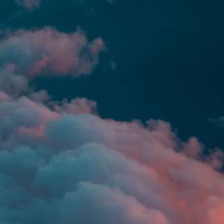 Aesthetic clouds computer wallpaper