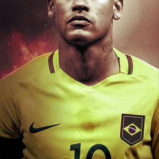 Neymar Brazil phone wallpaper
