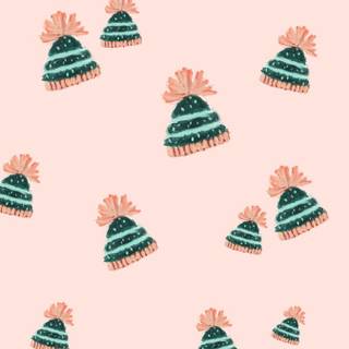 Simple cute Christmas phone wallpaper
